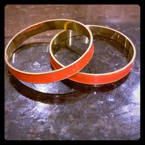Kate Spade Orange Bangles